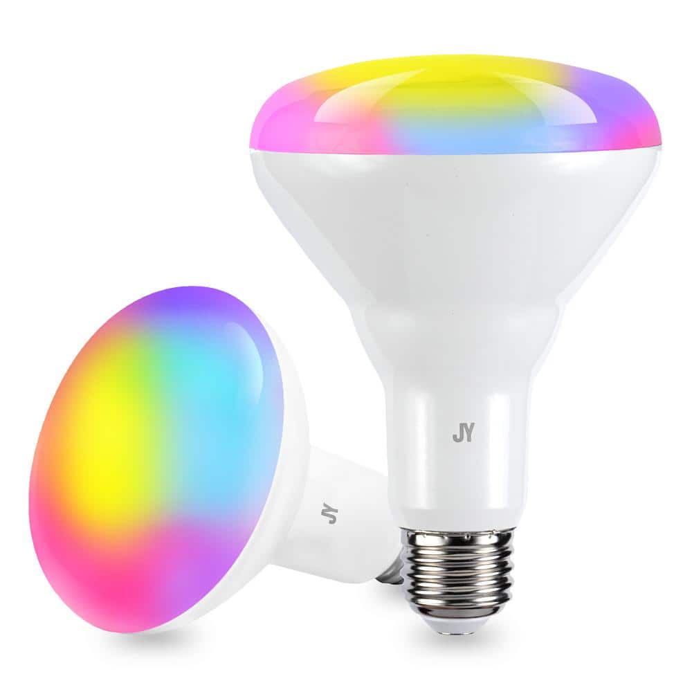 Jonathan Y Smart BR Dimmable Light Bulb - Dimmable Color Changing LED (Pack of 2)