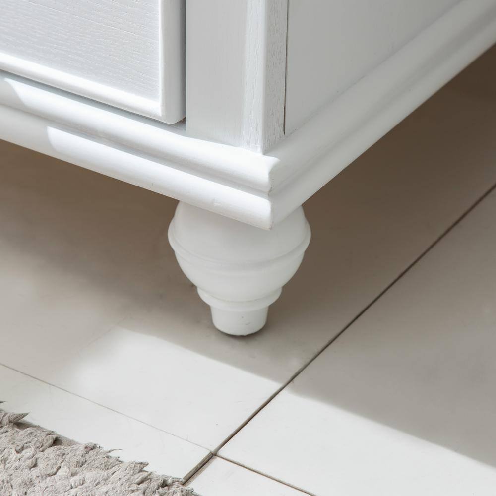 Melissa 24" Grain White Single Vanity with Carrara White Top
