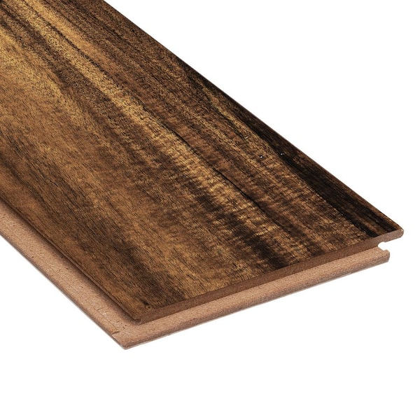 HOMELEGEND Natural Acacia 3/8 in. T x 5 in. W Hand Scraped Engineered Hardwood Flooring (26.3 sqft/case)