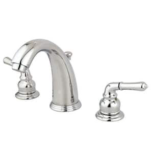 Magellan 8 in. Widespread 2-Handle Bathroom Faucets with Plastic Pop-Up in Polished Chrome