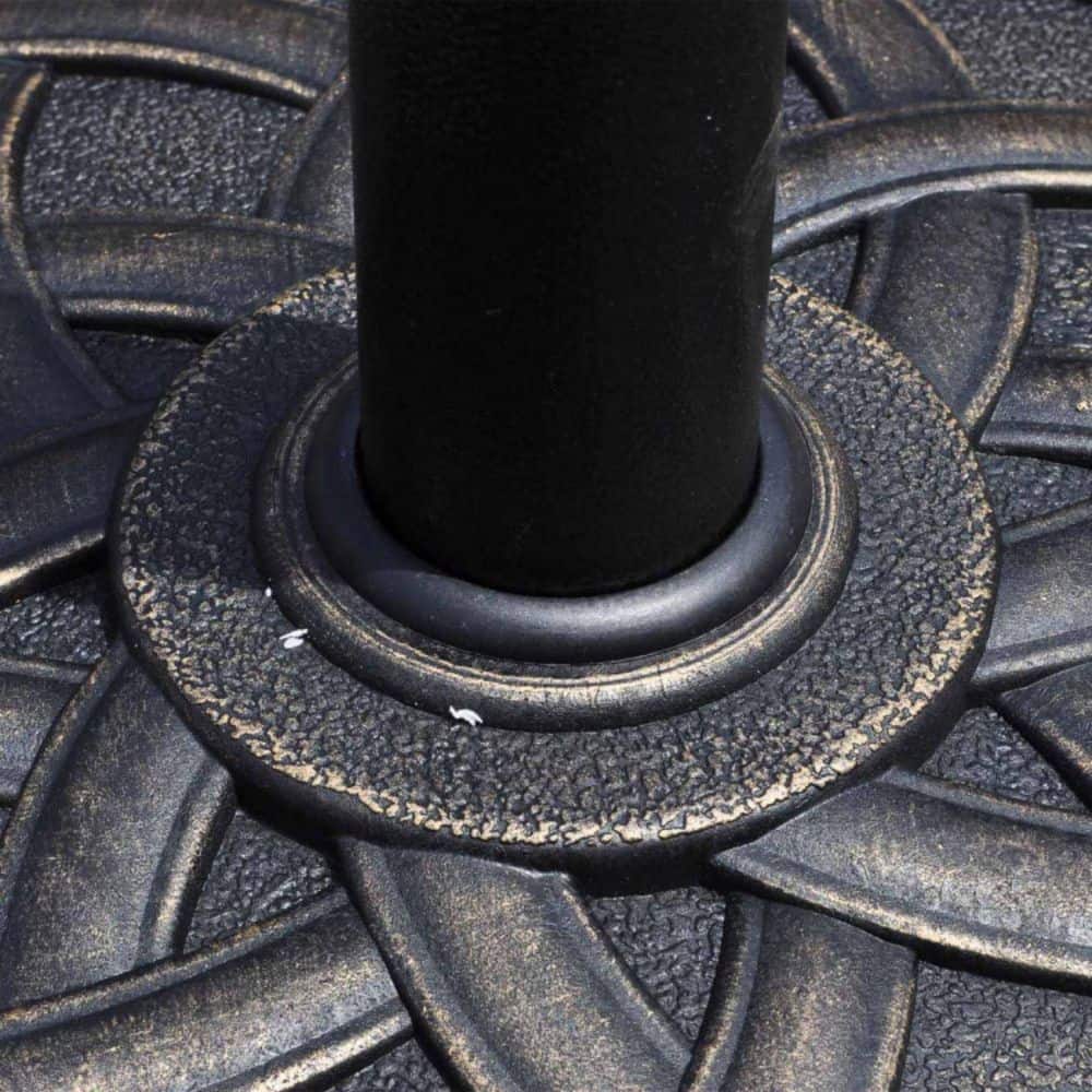 22" Bronze Heavy Duty Round Metal Patio Umbrella Base