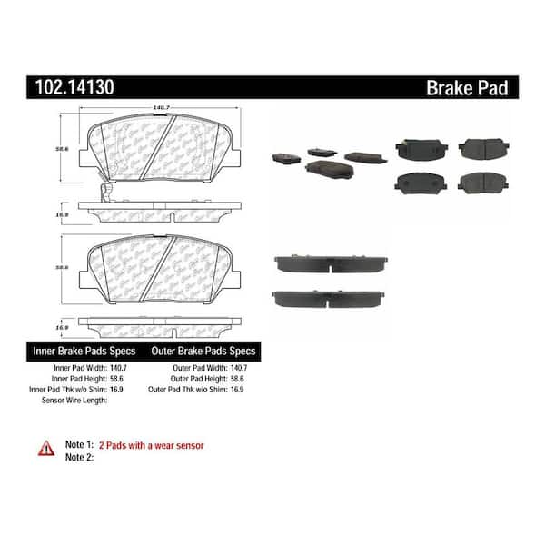 Centric Parts Disc Brake Pad Set