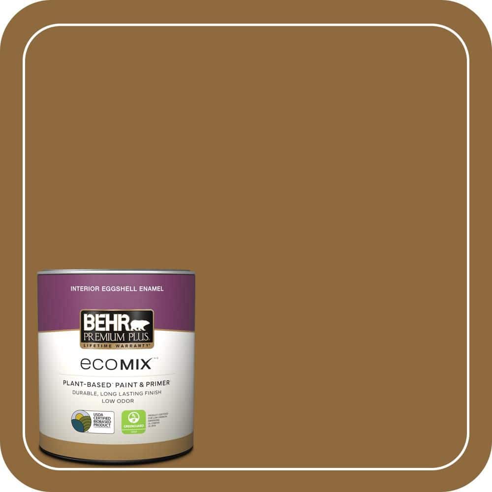 1 qt. #300D-7 Spanish Leather Eggshell Enamel EcoMix Plant-Based Interior Paint & Primer price history on PriceWatchPro