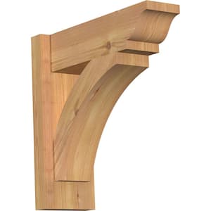 6 in. x 16 in. x 16 in. Western Red Cedar Thorton Traditional Smooth Outlooker
