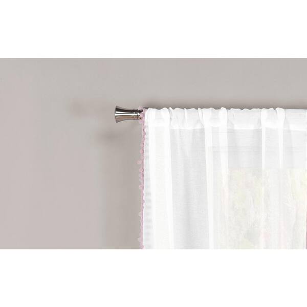 Lala Bash Lavender Solid Other Room Darkening Curtain 84 In W X 38 In L Set Of 2 Aveline d 12 The Home Depot