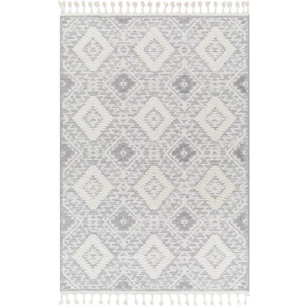 Artistic Weavers Nora Blue 5 ft. x 7 ft. Diamond Indoor Area Rug