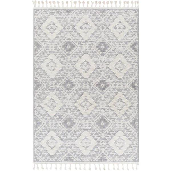 Artistic Weavers Nora Blue 7 ft. x 9 ft. Diamond Indoor Area Rug