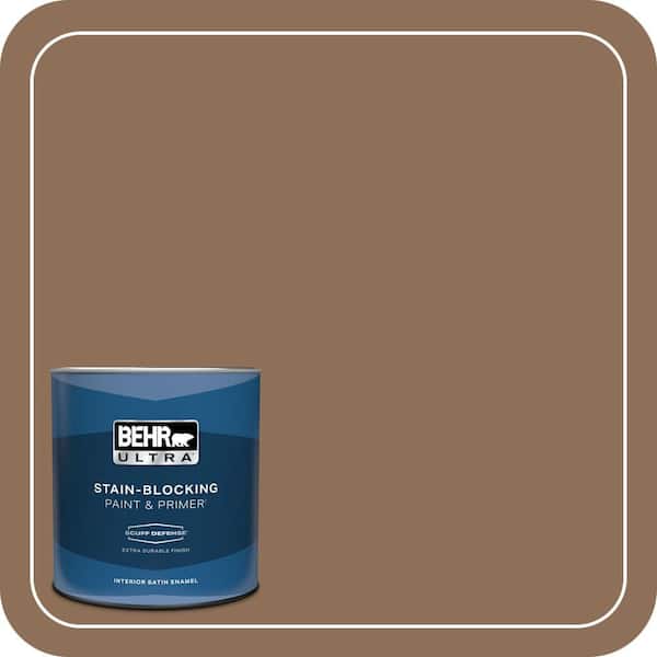 BEHR ULTRA 1 qt. #250F-6 Pepper Spice Extra Durable Satin Enamel Interior Paint & Primer