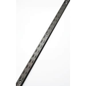 48 in. Black Twin Track Upright for Wood or Wire Shelving