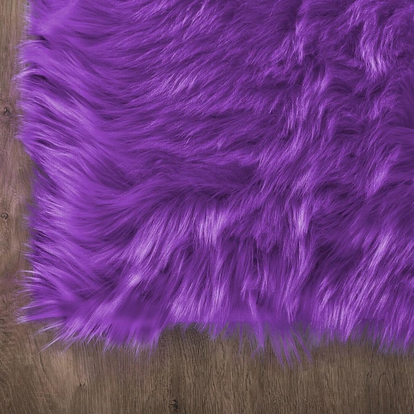 Latepis Sheepskin Faux Fur Light Pink 10 ft. x 12 ft. Cozy Fluffy Rugs Area  Rug YMPRC1012 - The Home Depot