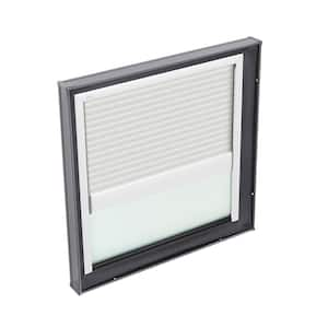 VELUX 22-1/2 in. x 22-1/2 in. Fixed Curb-Mount Skylight with Impact Low ...