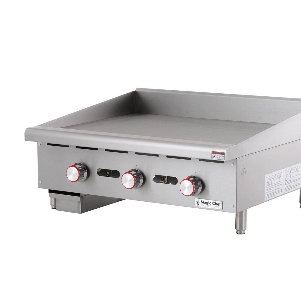 Magic Chef 36 in. Commercial Thermostatic Countertop Gas Griddle
