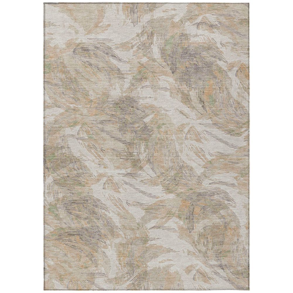 Chantille Machine Washable Indoor/Outdoor Abstract ACN2387 Khaki 8 ft. x 10 ft. Area Rug price history on PriceWatchPro