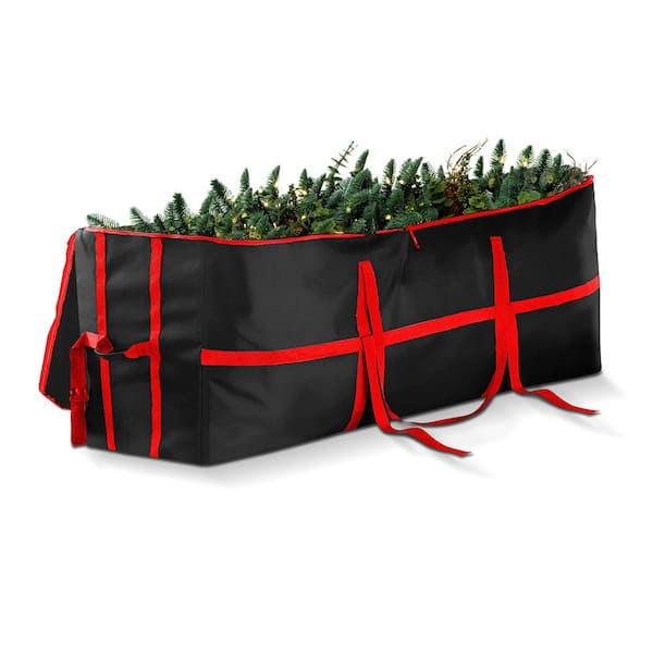 OSTO Black Waterproof Artificial Tree Storage Bag for Trees Up to 7.5 ft. Tall
