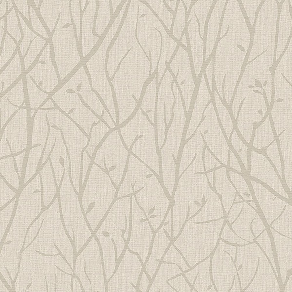 Advantage Kaden Beige Branches Paper Strippable Wallpaper (Covers 57.8 sq. ft.)
