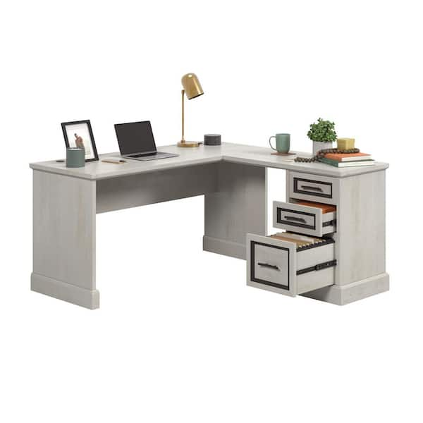 Sauder Aspen Post 65 W L Shaped Corner Desk Prime Oak - Office Depot