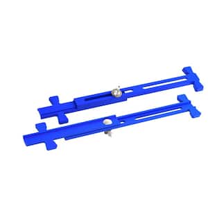 4 in. to 12 in. Heavy Duty Sliding Adjustable Mason Line Stretchers (Pair)
