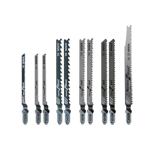Bosch 9-in 6 Tpi T-shank High-carbon Steel Blade in the Jigsaw Blades  department at