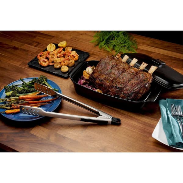PRO Series Stainless Steel Premium Grill Tongs, Grill Cookware
