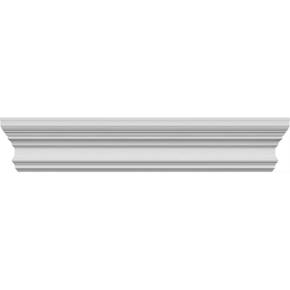 UPC 889274000080 product image for 1/2 in. x 62 in. x 5-1/2 in. Polyurethane Seville Crosshead Moulding | upcitemdb.com