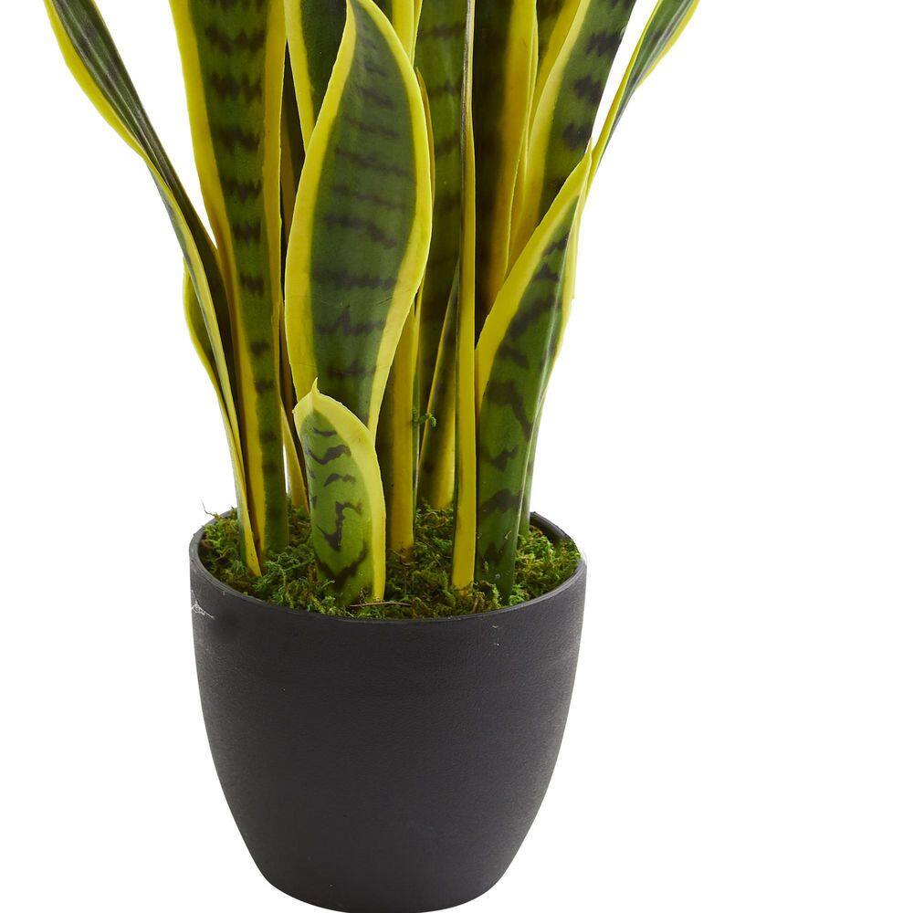 Tiny Green and Yellow Plastic Succulent Faux Potted Plant