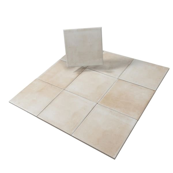 【未開封品】sangetsu FLOOR TILE Apollo Tile Zahara 6 in. x 6 in. Matte Creamy off-white Porcelain