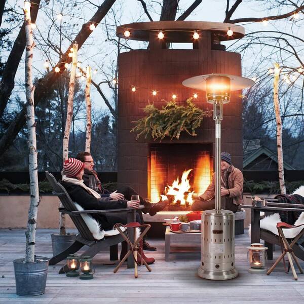 Afoxsos 46000BTU Propane Stainless Steel Mushroom Outdoor Patio