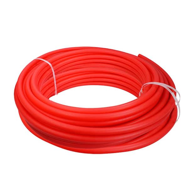 PLUMBFLEX 1/2 in. x 500 ft. Red Polyethylene Tubing PEX A Non-Barrier Pipe and Tubing for Potable Water