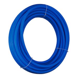 3/4 in Polyethylene Pipe Tubing Water Supply Underground 250 PSI Blue x 100 ft 
