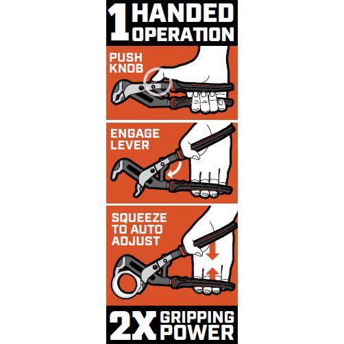 よしのしん JAWSベースプレート2種 Crescent Z2 Auto-Bite Tongue and Groove Plier Set with Dual