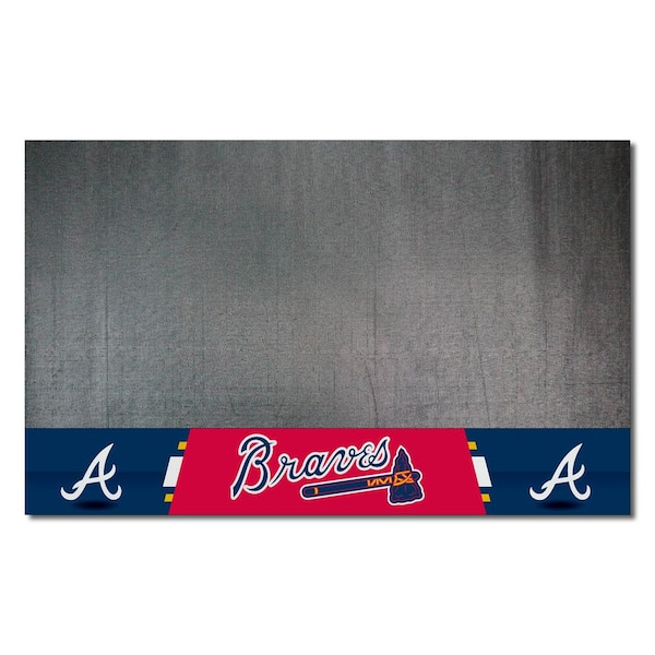 FANMATS Atlanta Braves 26 in. x 42 in. Grill Mat