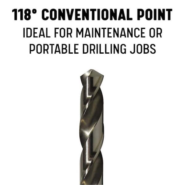 Drill America #16 High Speed Steel Twist Drill Bit with Bright