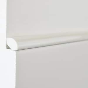 Restore Bright White 1/2 in. x 96 in. Glazed Ceramic Jolly Trim Tile (0.33 sq. ft./Each)
