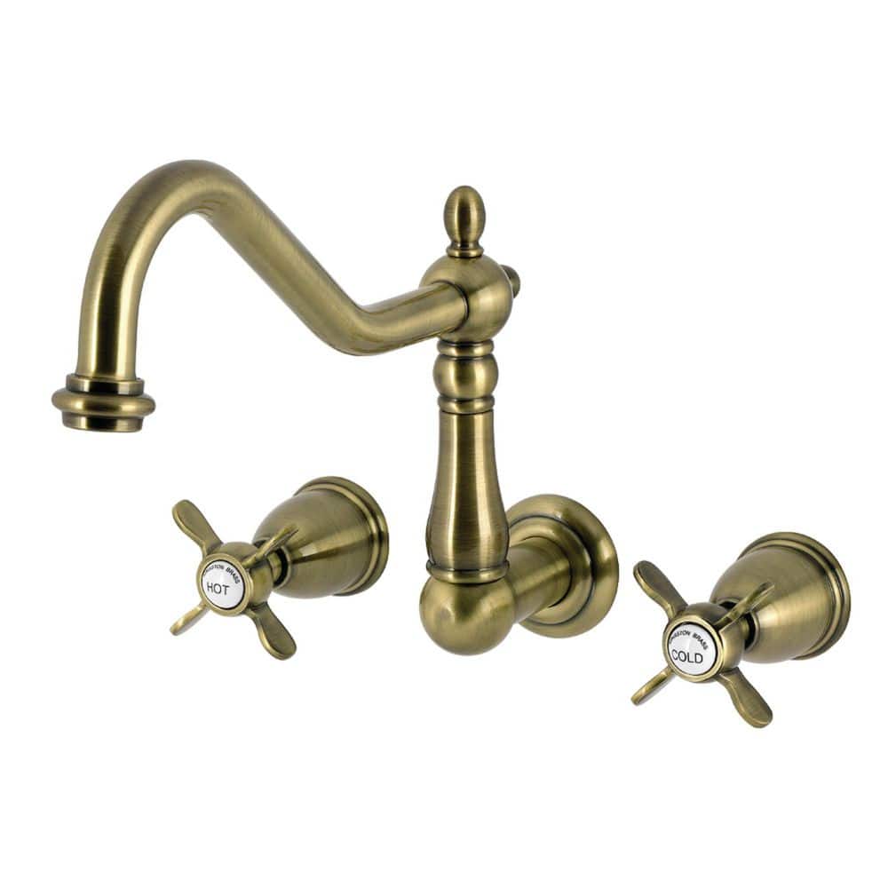 Essex 2-Handle Wall Mounted Roman Tub Faucet in Antique Brass price history on PriceWatchPro