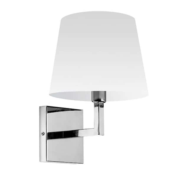 Dainolite Whitney 1-Light LED Compatible Polished Chrome Wall Sconce