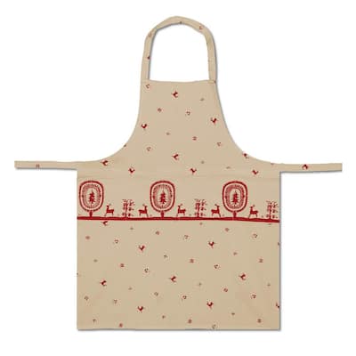 Felicity 33 in. L x 26 in. W Natural Apron