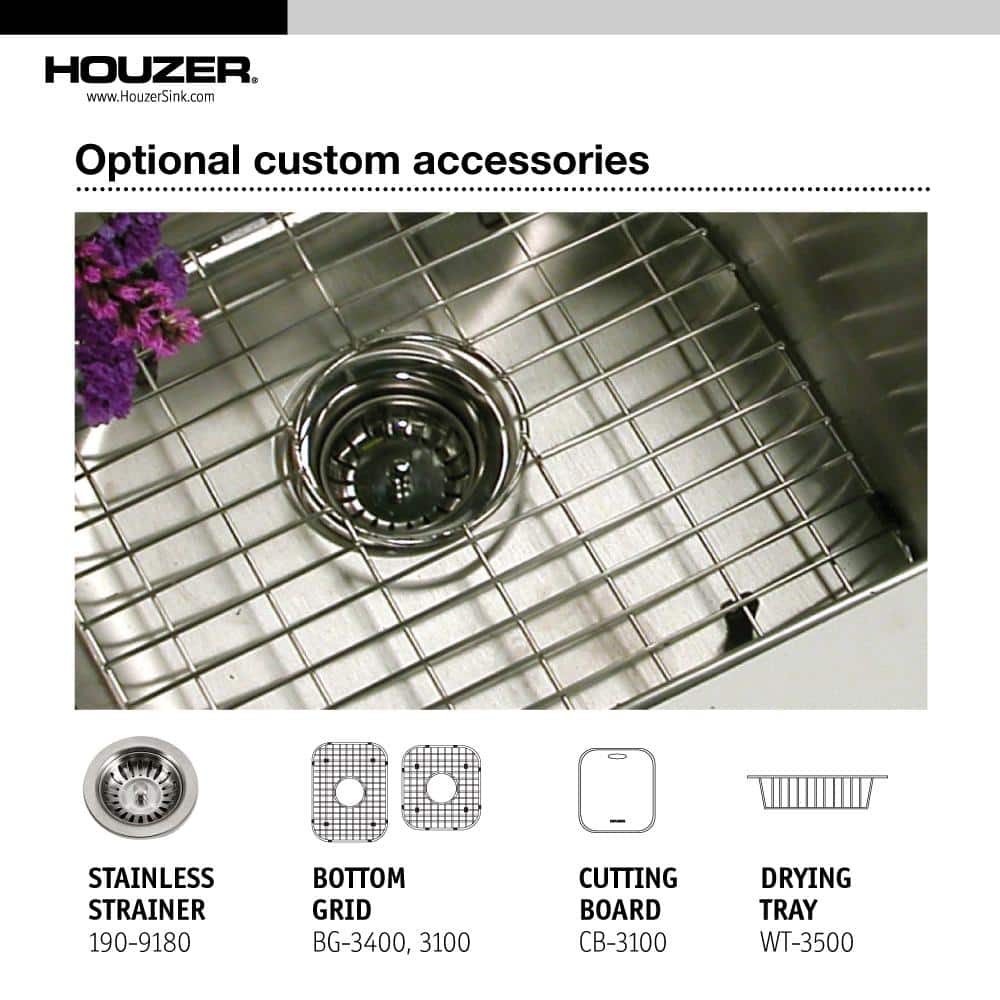 Medallion Classic 31.5'' Stainless Steel Double Bowl Undermount Sink