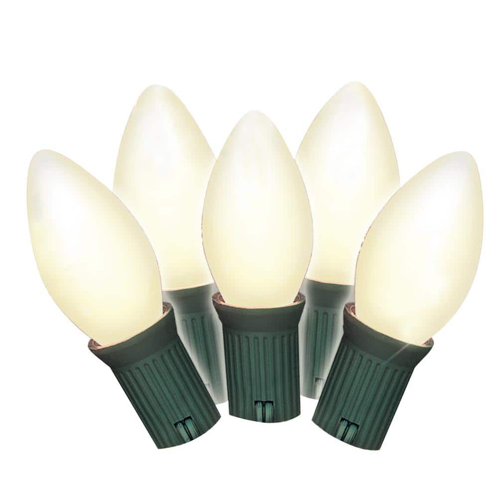 25 ft. 25-Count Old Fashioned Frosted White Incandescent Christmas String Lights price history on PriceWatchPro