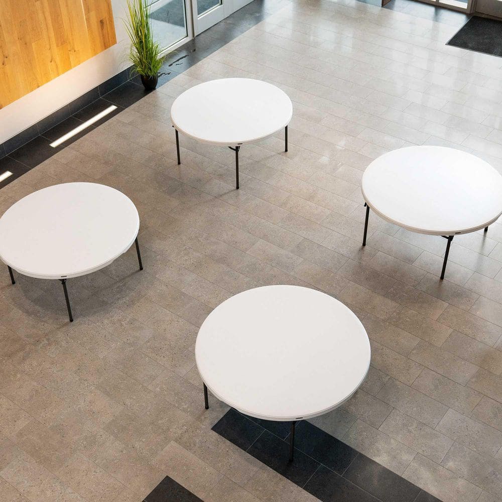 Lifetime 60-inch Round Nesting Table - 4 Pk (Commercial) - 480301