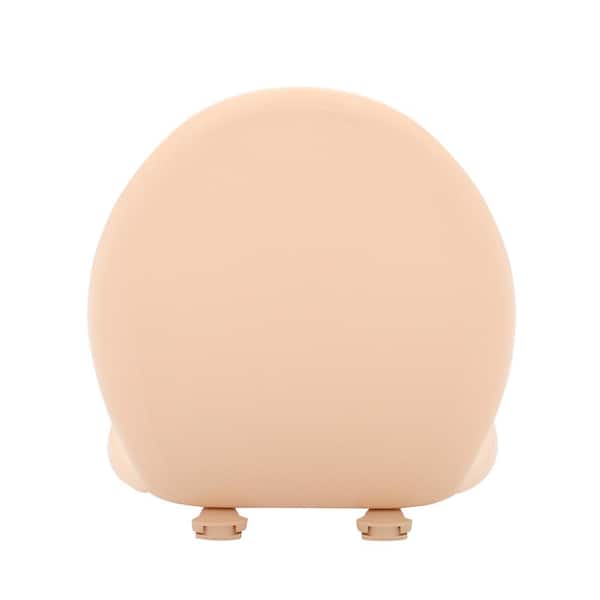 BEMIS - Slow Close STA-TITE Elongated Closed Front Toilet Seat in Peach Bisque