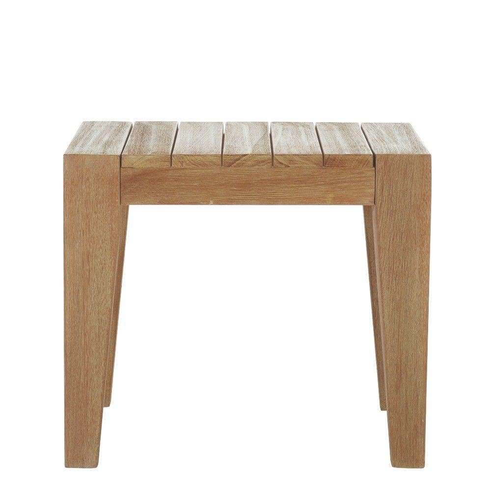 Weather Patio Wood End Table, Bermuda Patio Furniture Reviews