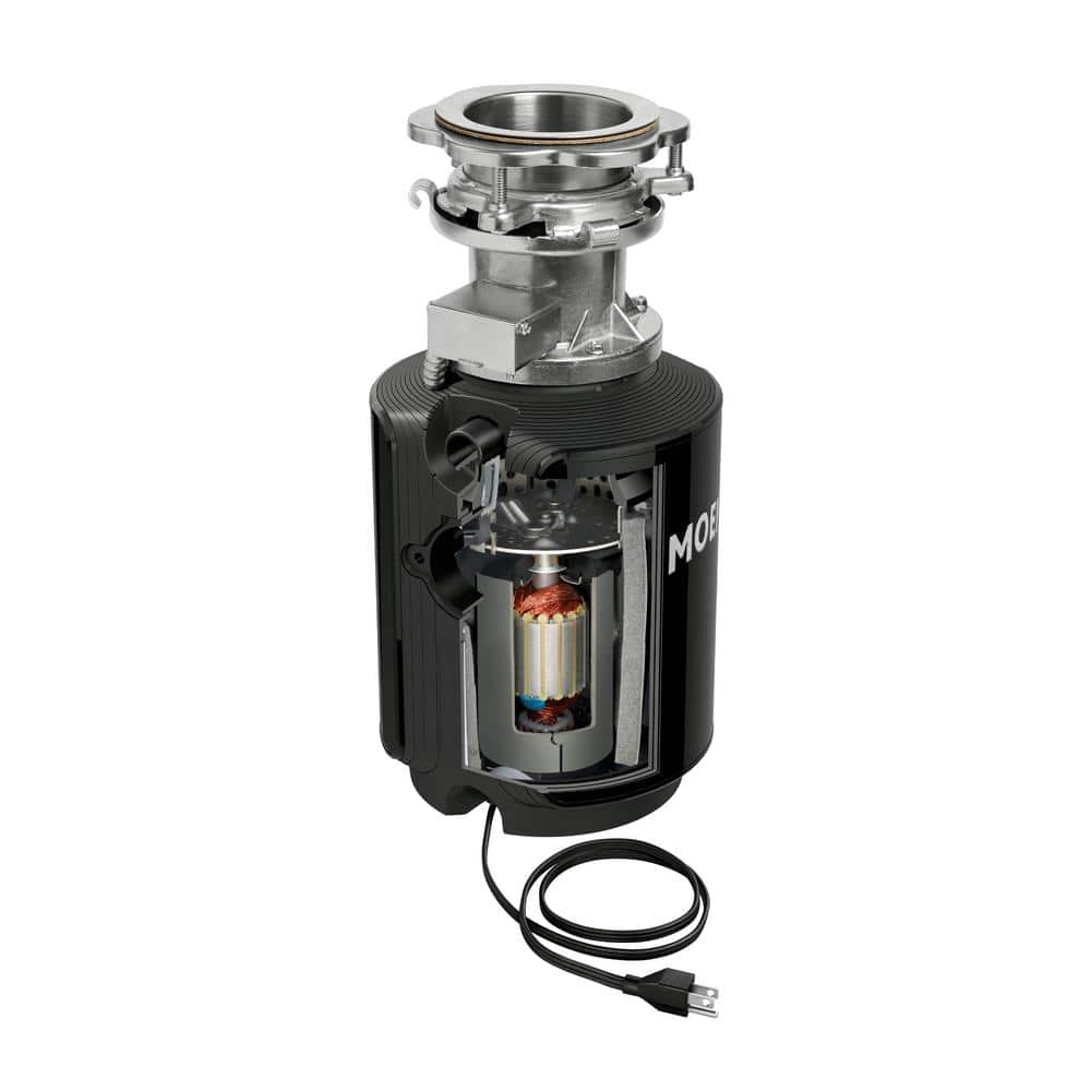 Moen Black 3/4 HP Batch Feed Garbage Disposal