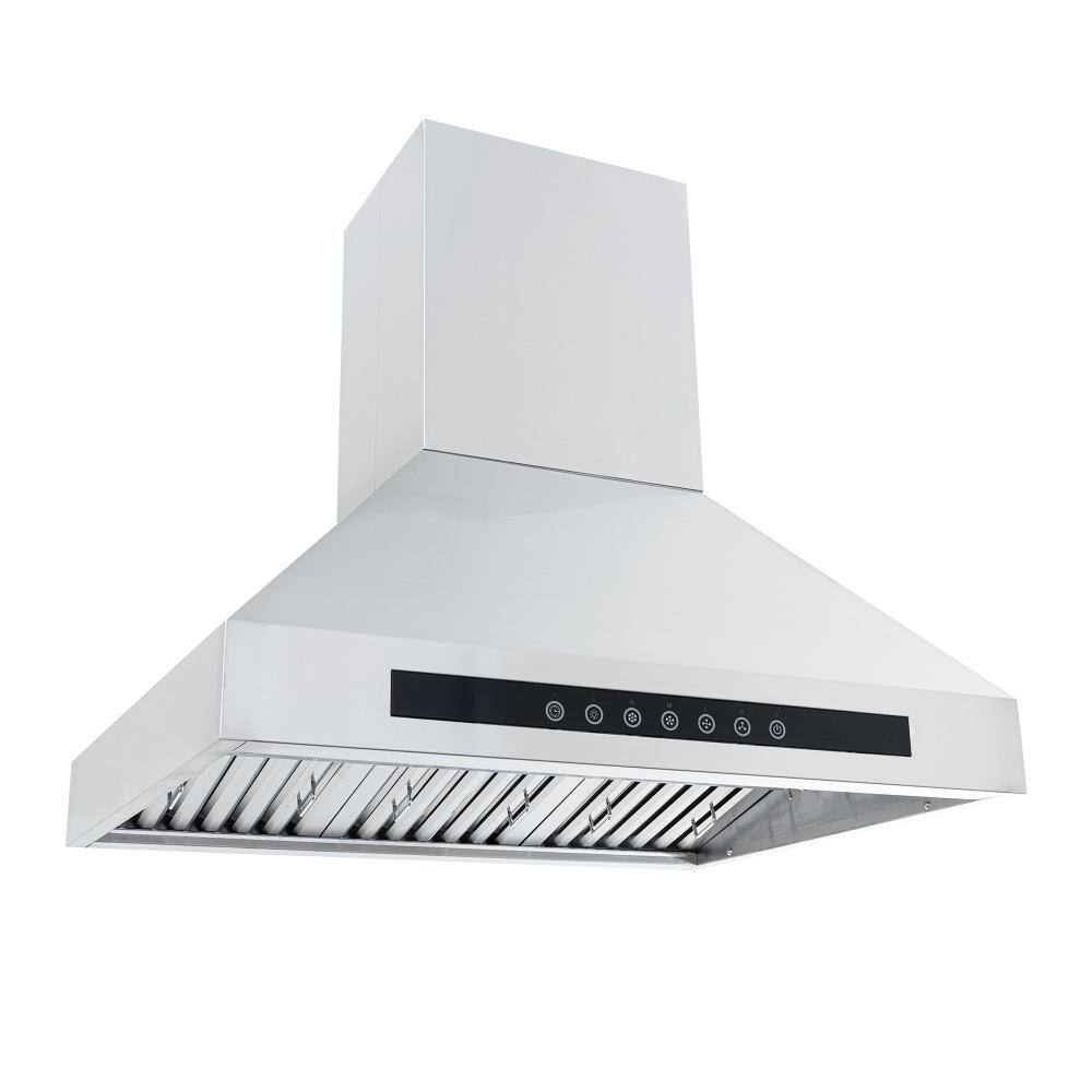PLJI 102.54 304SS 54 in. 1200 CFM Outdoor Island Range Hood 304 Stainless Steel