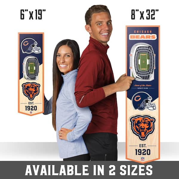 Officially Licensed NFL Sofa Cover - Chicago Bears