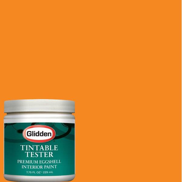 Glidden Premium 8 oz. #GLO04 Orange Marmalade Interior Paint Sample