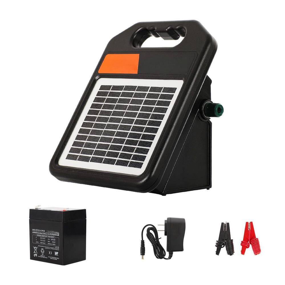 10 Miles Solar Electric Fence Charger with Day or Night Mode 0.11 Joule Portable for Livestock price history on PriceWatchPro