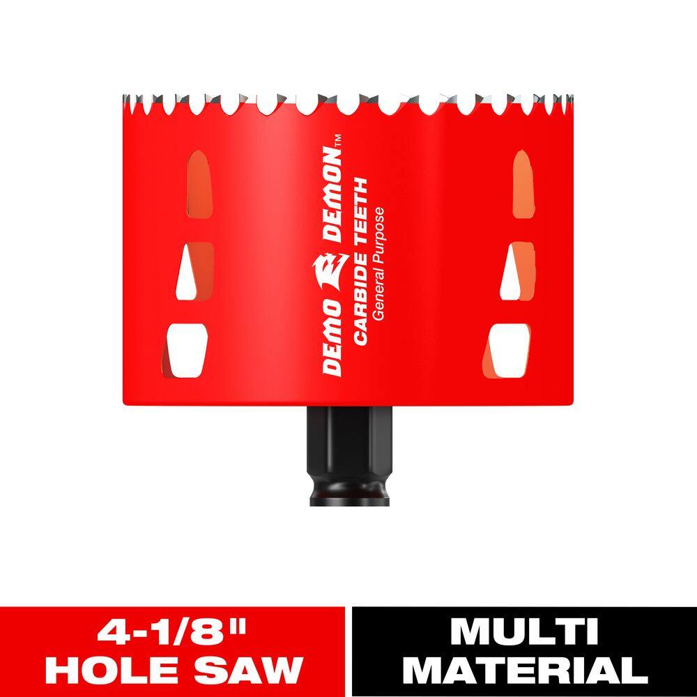 DIABLO 4-1/8 in. Carbide Hole Saw with 2-3/8 in. Cutting Depth
