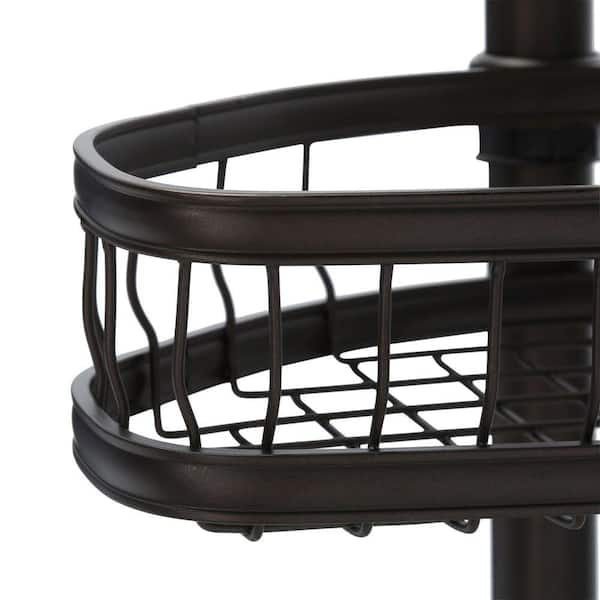 Over the Door Round Wire Shower Caddy Matte Satin - Made By Design™