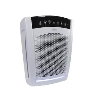 Large UVC Multi-Room Console Air Purifier in White