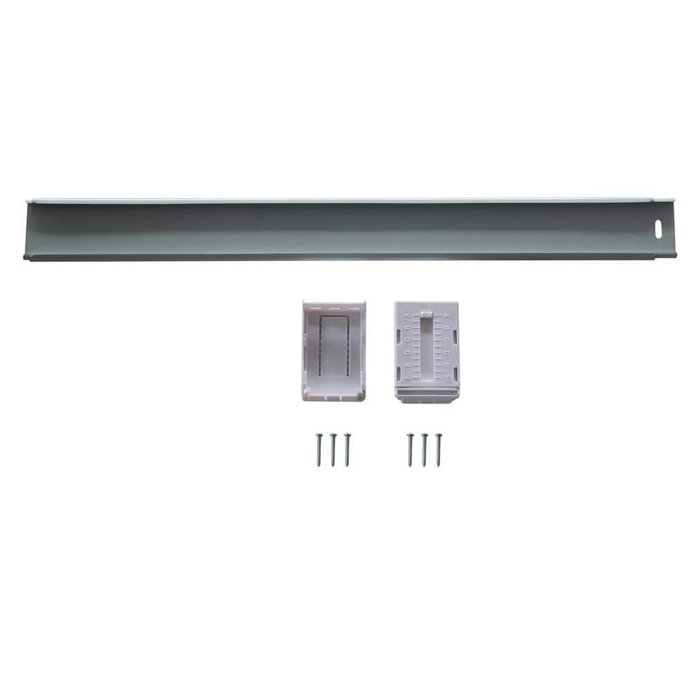 28 in. 48 in. Single Curtain Rod in White 869589 The Home Depot